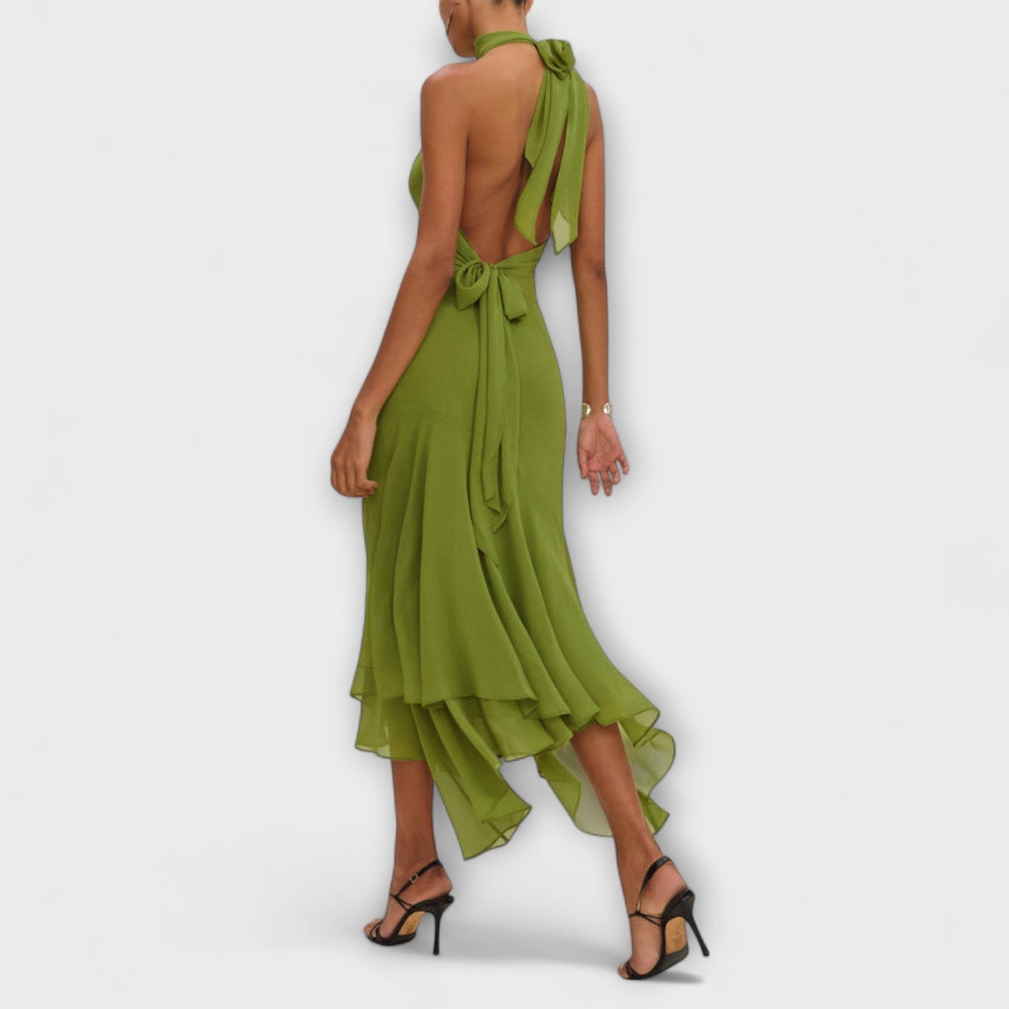Elodie - Elegant Asymmetrical Maxi Dress