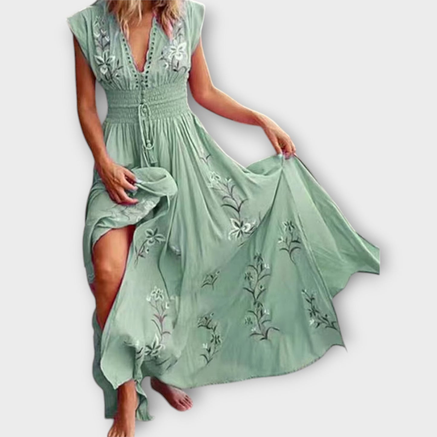 Felizia – Boho šaty s okouzlující výšivkou