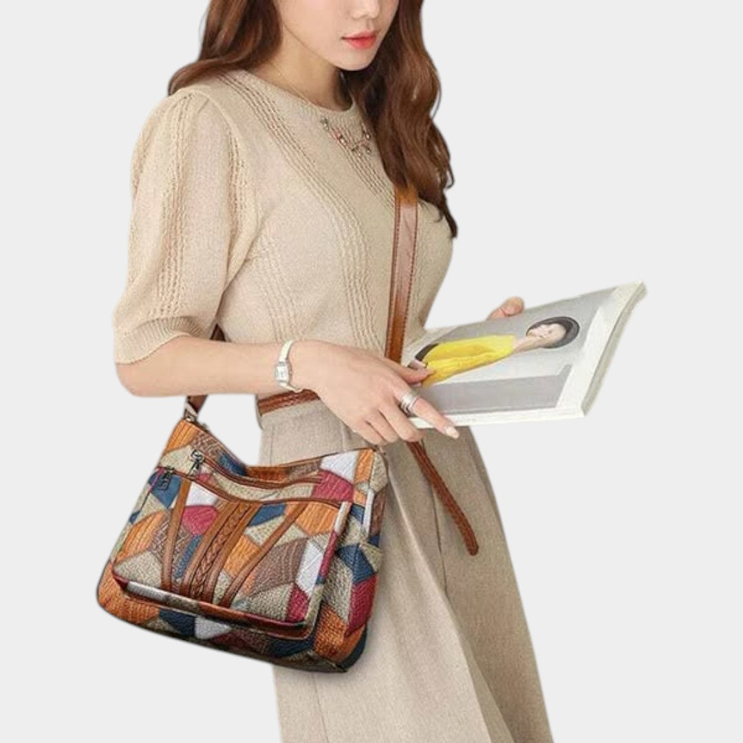 Petra - Mosaic leather handbag