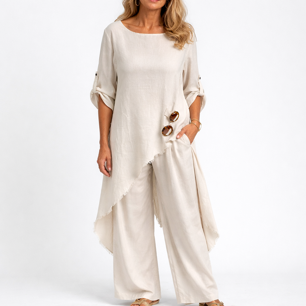 Isabelle | Relaxed Linen Blend Set