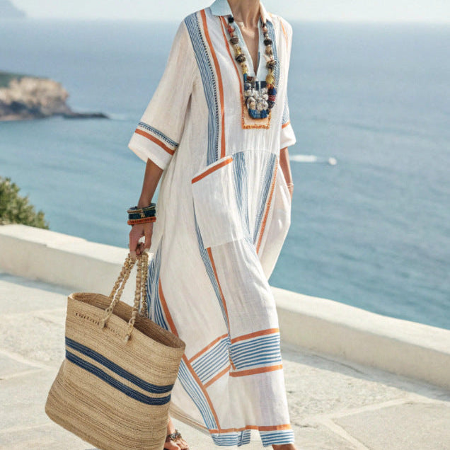 "Solange" Kaftan Robe Beach Dress