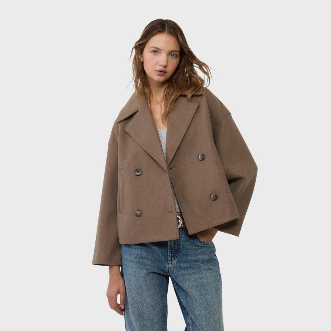 Kateřina| Double-breasted short coat