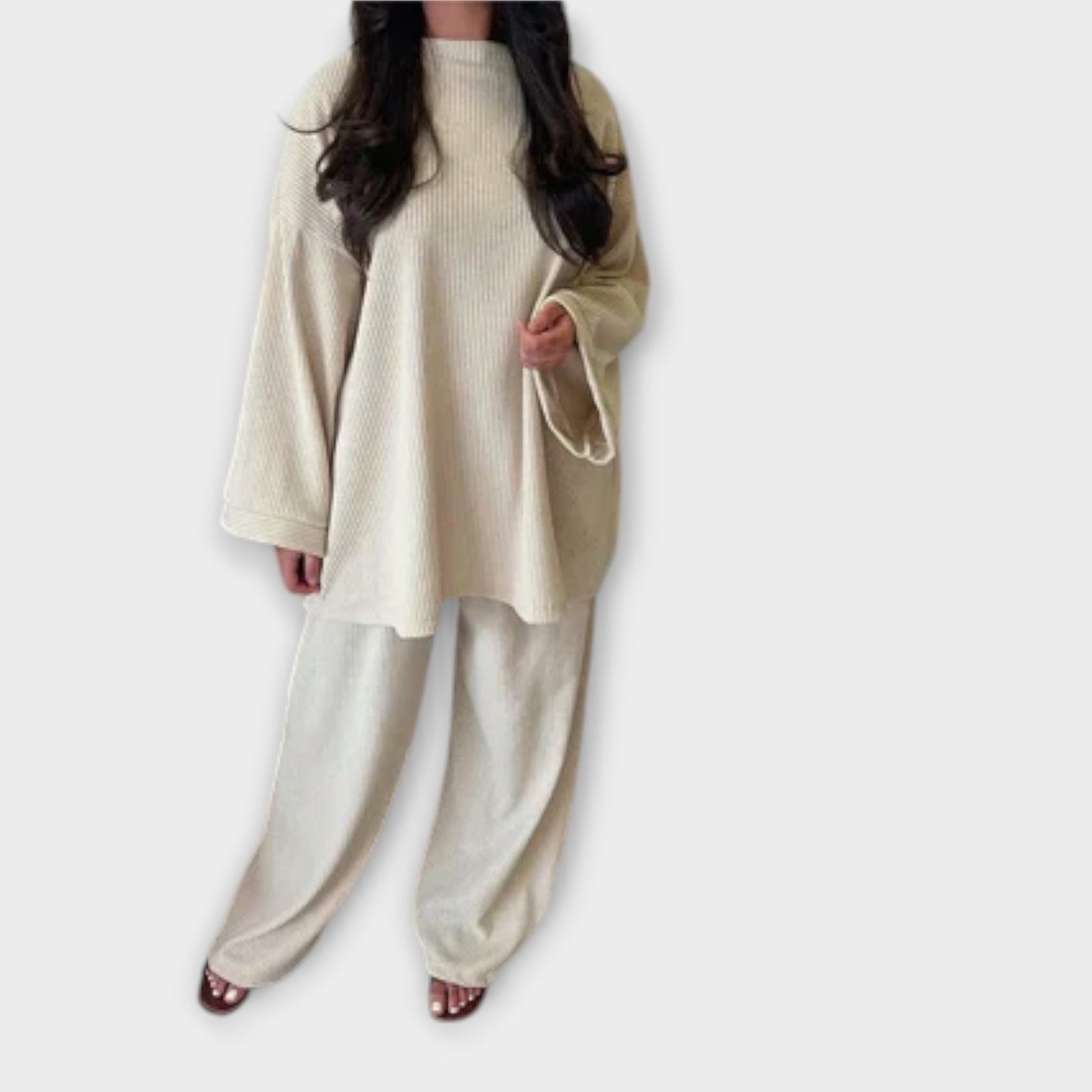 Ingrid - Set for plus-size - Ribbed style