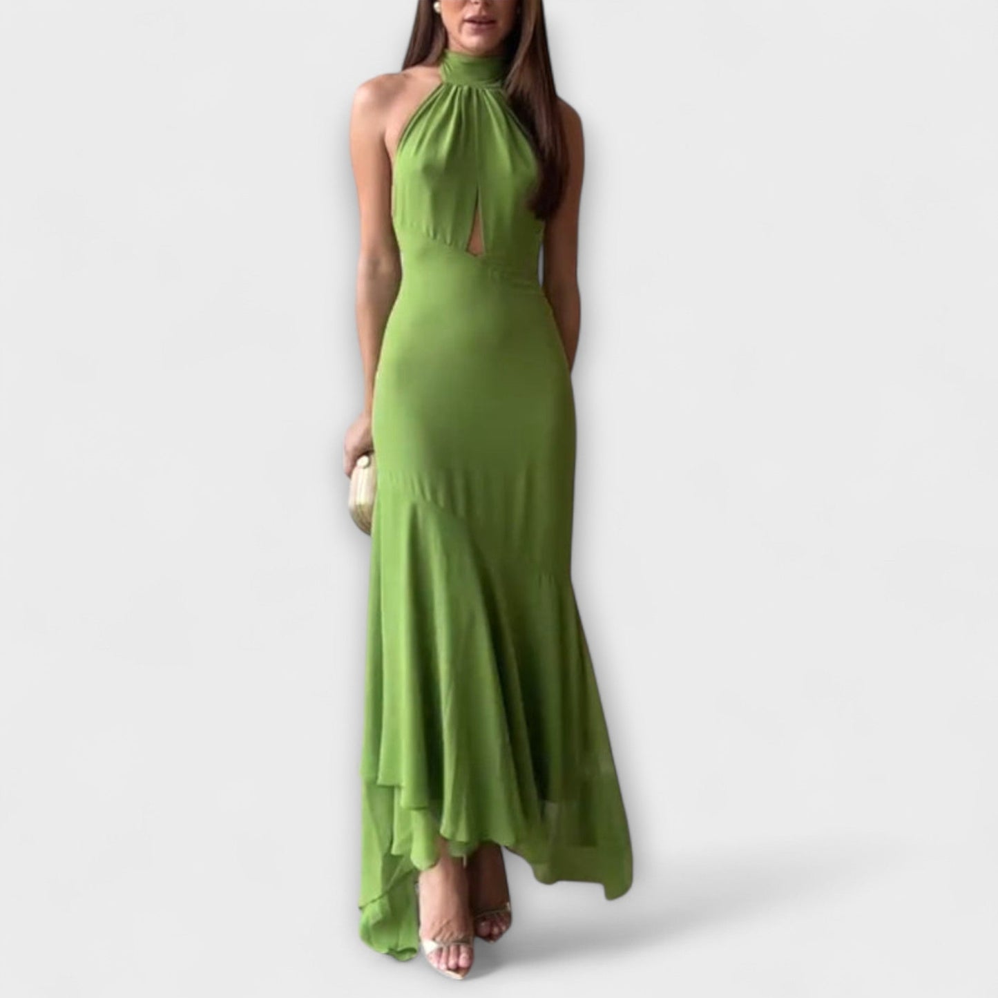 Elodie - Elegant Asymmetrical Maxi Dress
