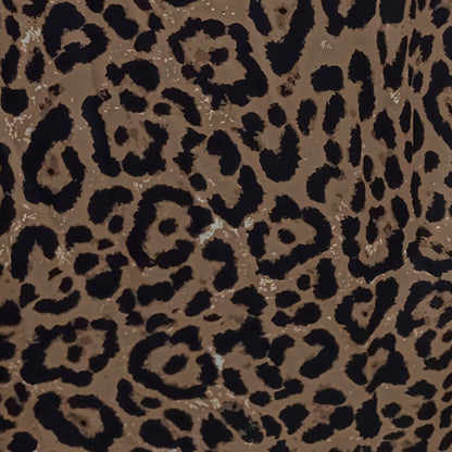 Karolína Sofistikovaná Midi Sukně Leopardí Rozparem