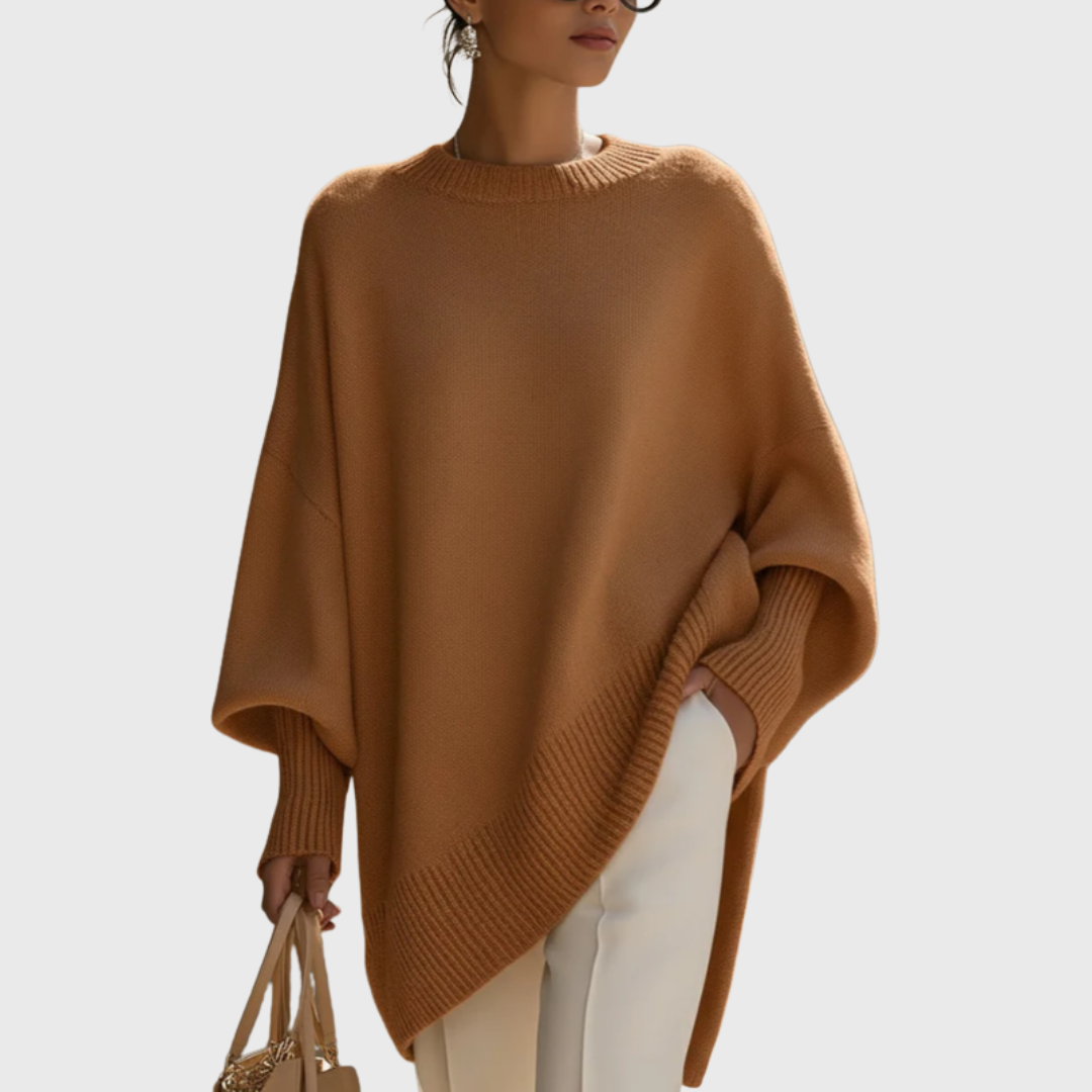 Livia | Oversized pončo svetr