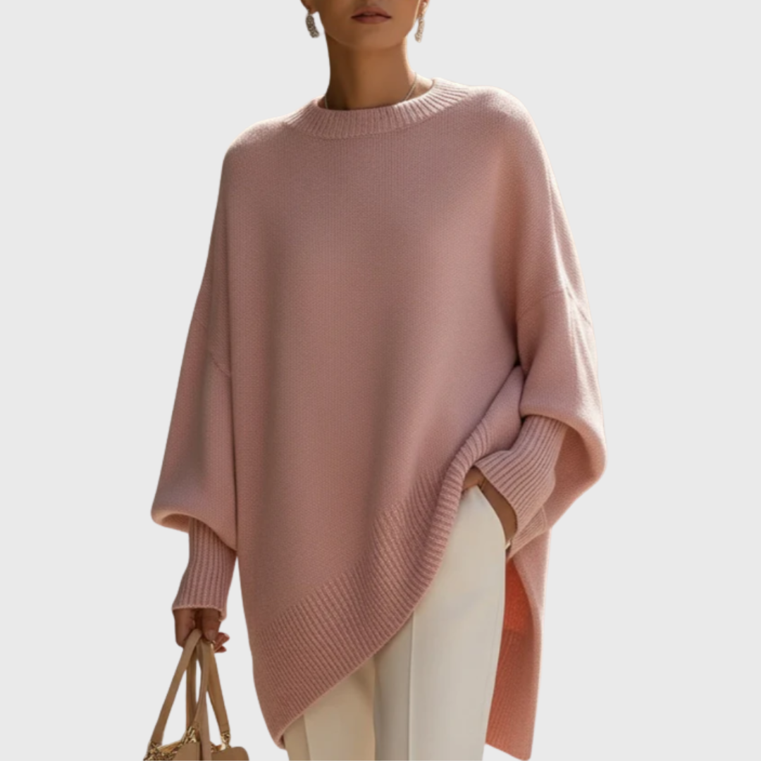 Livia | Oversized pončo svetr