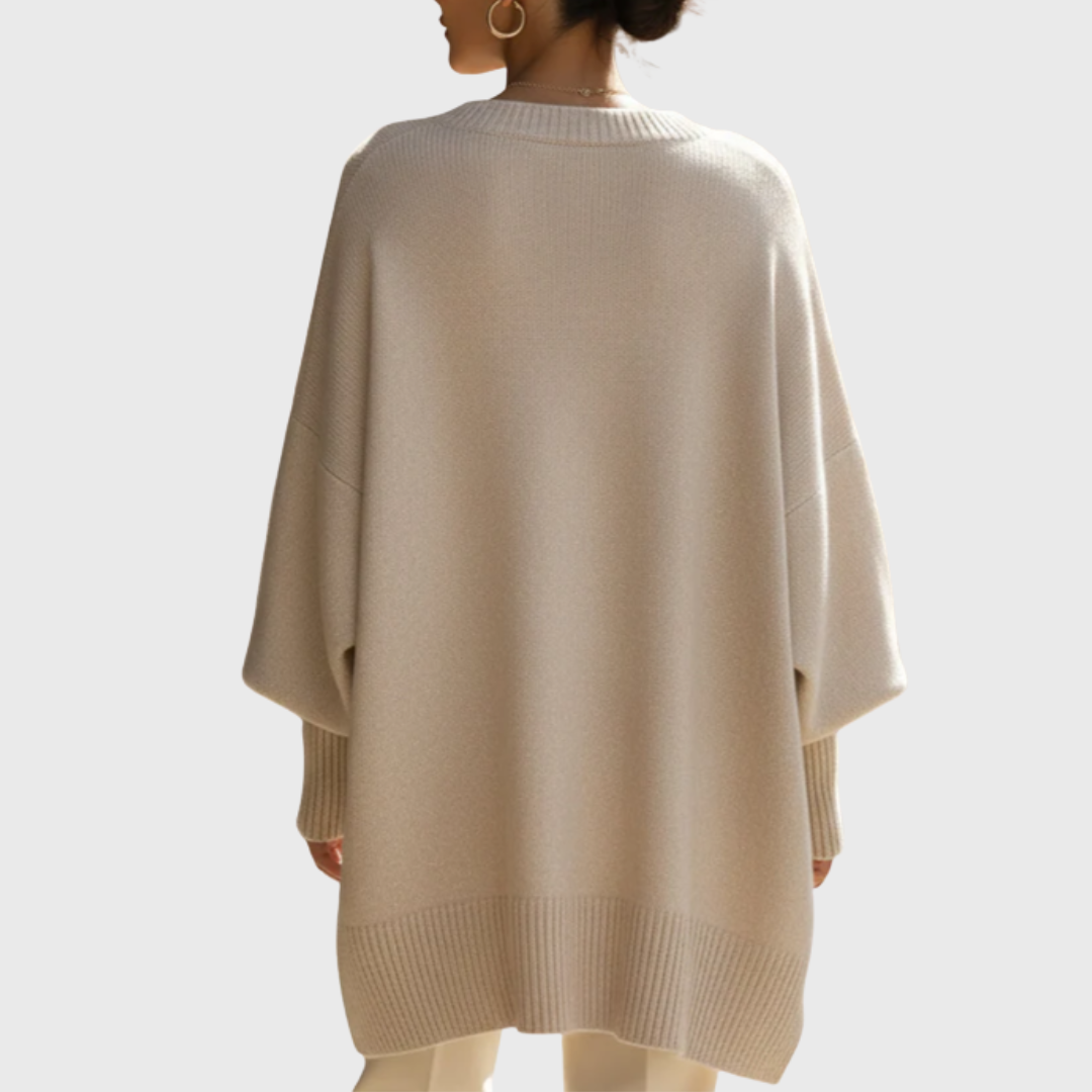Livia | Oversized pončo svetr
