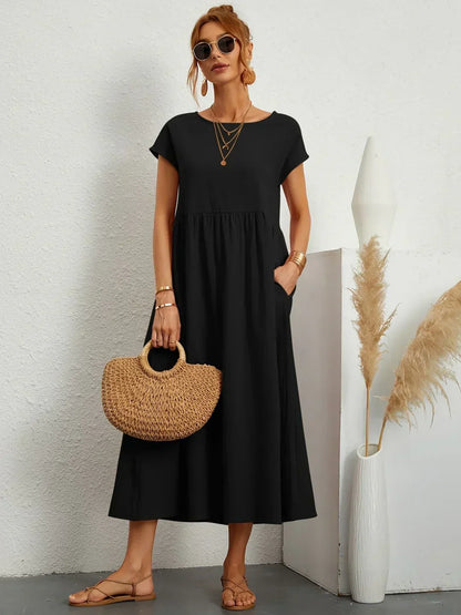 Gabrielle | Elegantní midi šaty s nadčasovým designem