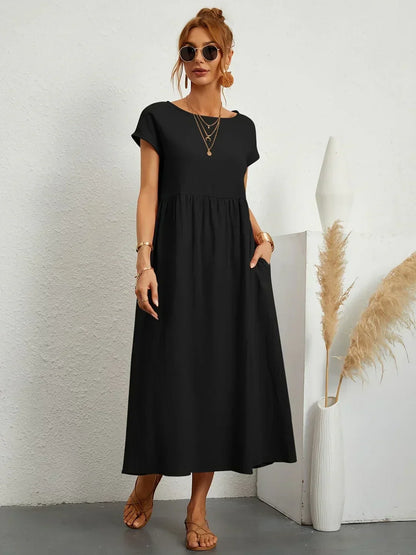 Gabrielle | Elegantní midi šaty s nadčasovým designem