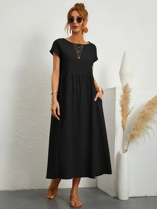 Gabrielle | Elegantní midi šaty s nadčasovým designem