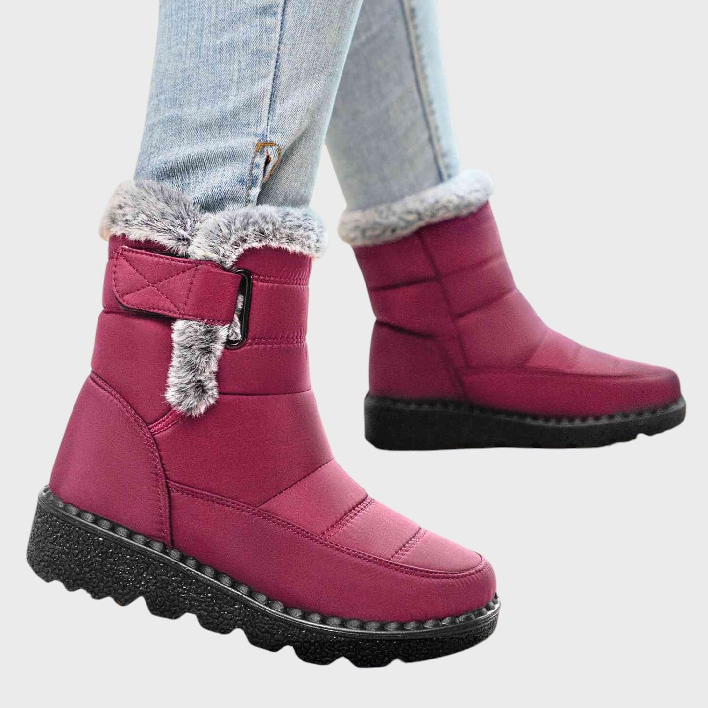 Nora | Insulated Snow Boots with Velcro