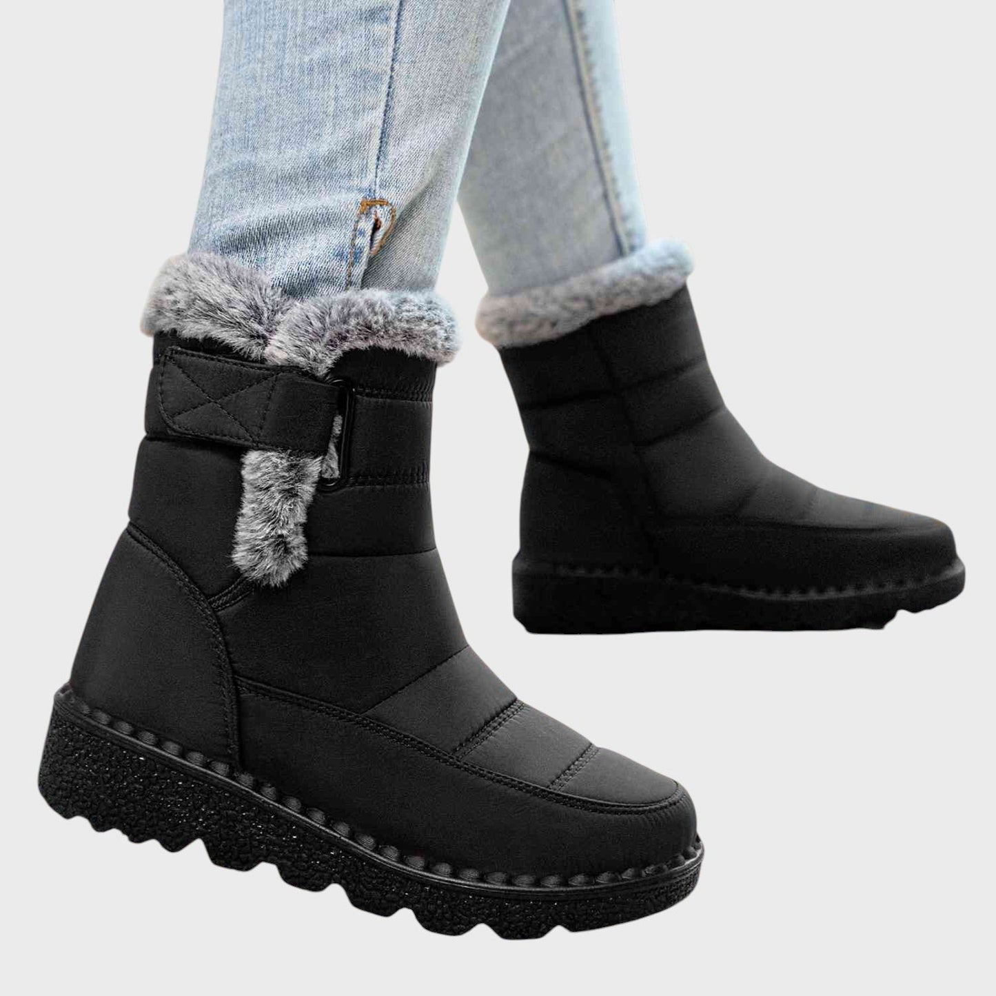 Nora | Insulated Snow Boots with Velcro