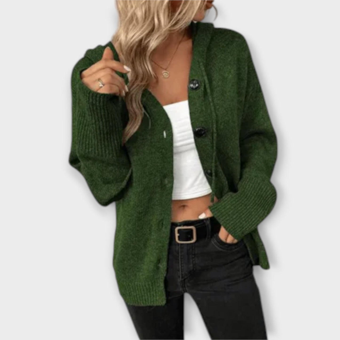 Brittan - Knitted cardigan with buttons