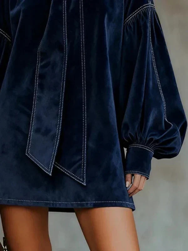 OLIVIA | Elegantní sametové minišaty