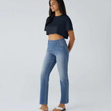 Dark blue jeans