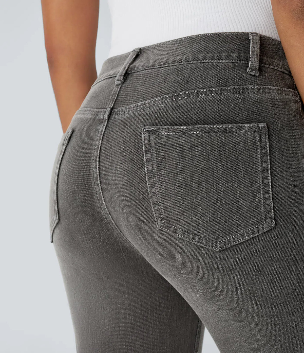 Karolína Elegant Elastic High-Waisted Comfortable Jeans