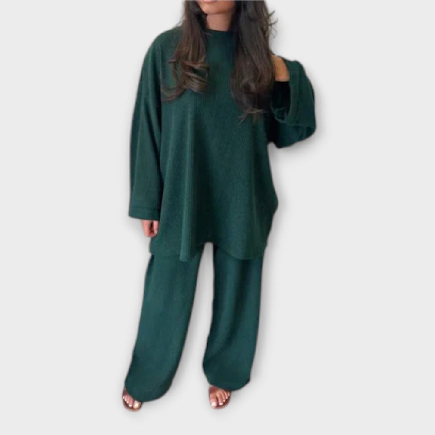 Ingrid - Set pro plnoštíhlé - Žebrovaný styl