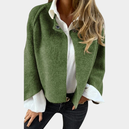 Lenka - Short loose cardigan with batwing sleeves