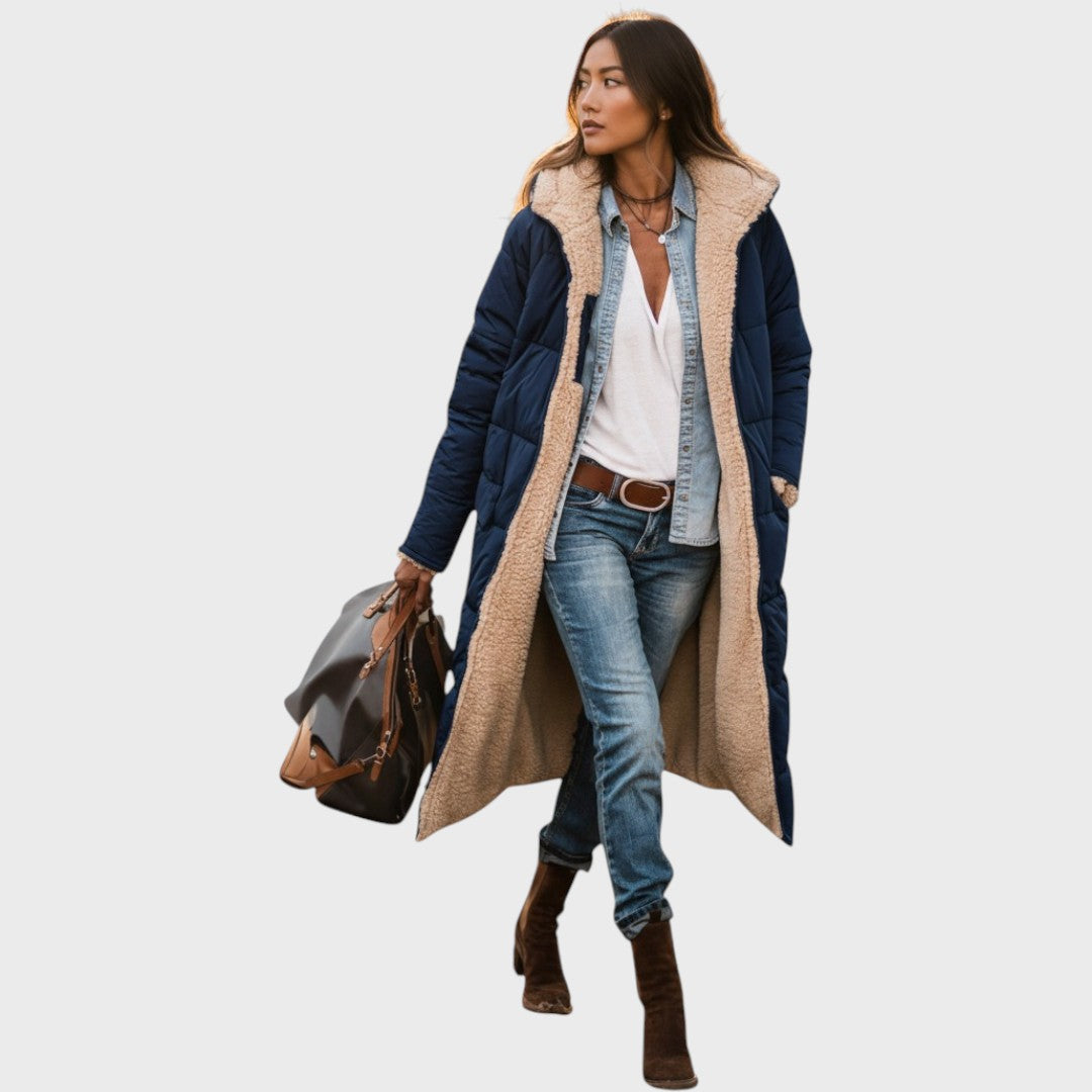 Kora - Warm coat with fur lining