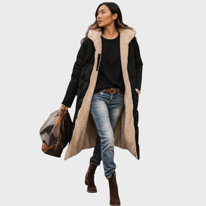 Kora - Warm coat with fur lining