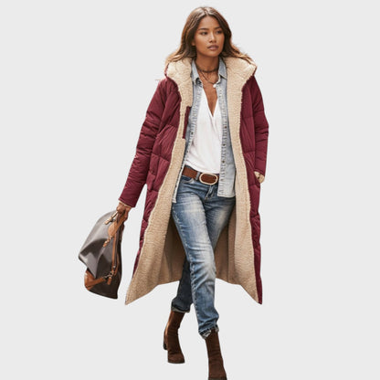 Kora - Warm coat with fur lining